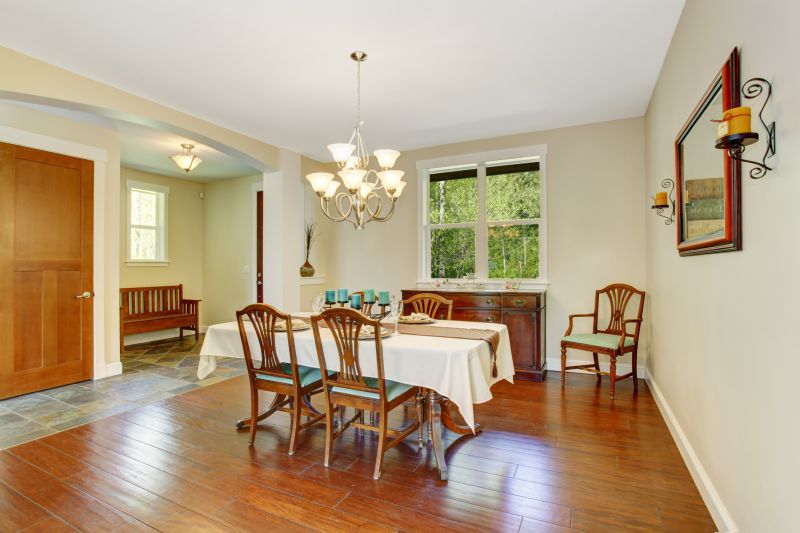 Refined Hardwood in Dining Area